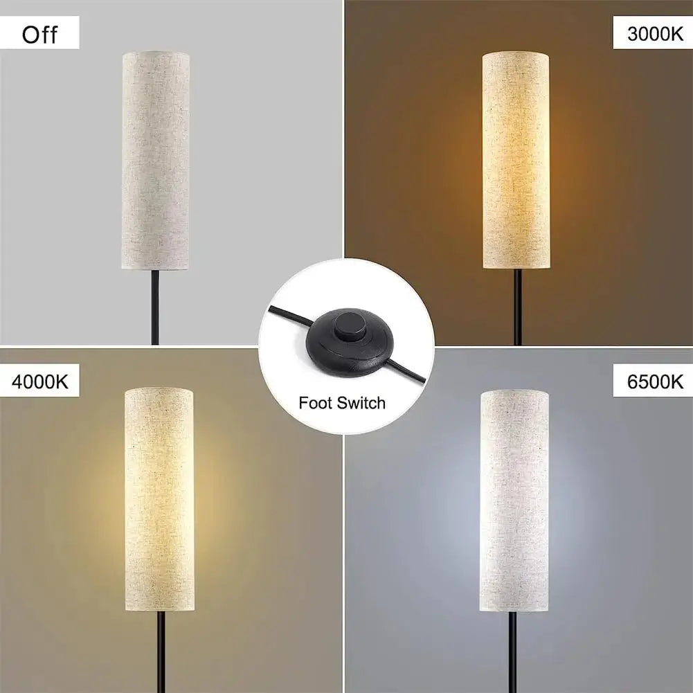 GlowBright Linen Lamp