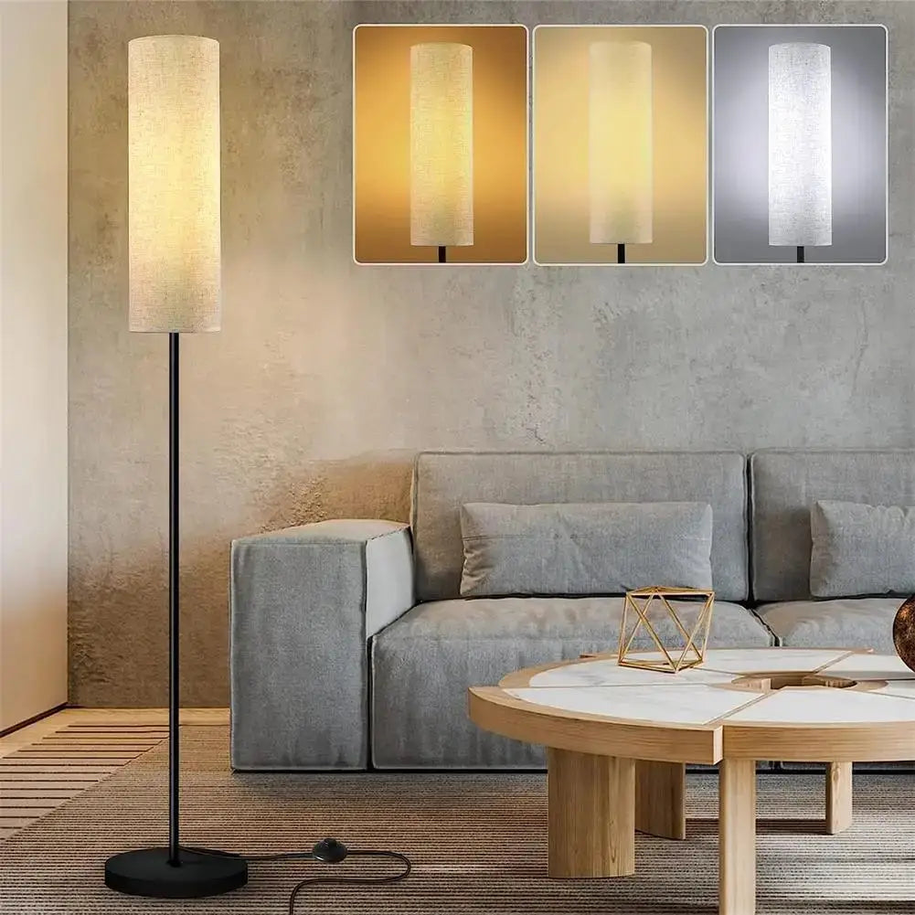 GlowBright Linen Lamp