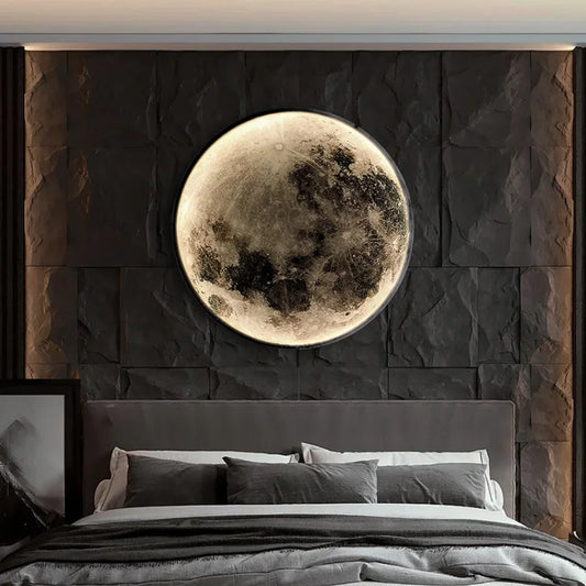 Moon wall lamp