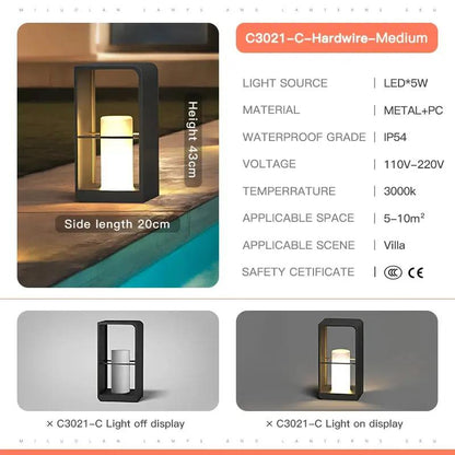 Garden Lantern ( Outdoor Solar) - Komely