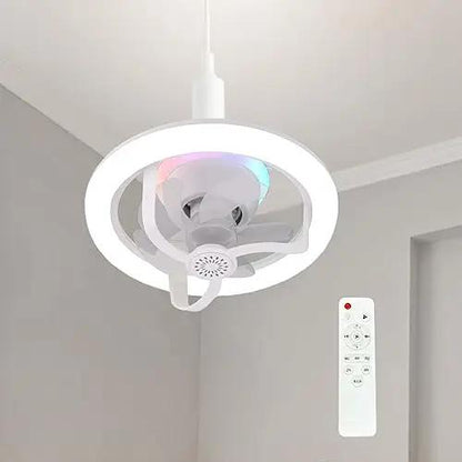 360 ° Rotating RGB Ceiling Fan Light - Komely