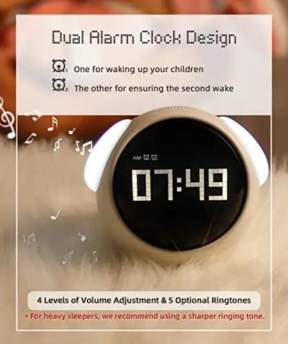 Interactive Dual Alarm Clock for Kids