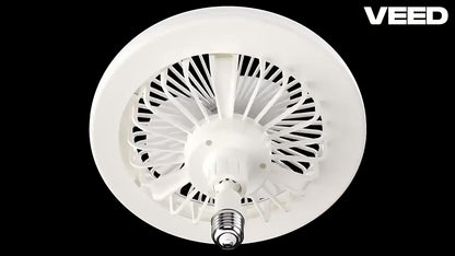 360 ° Rotating RGB Ceiling Fan Light